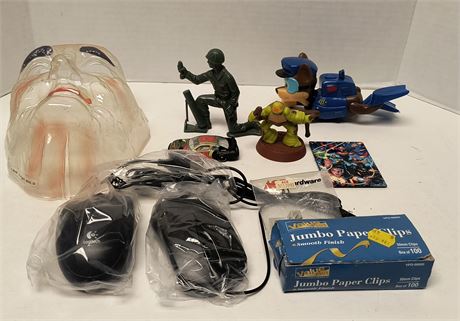 Toys & Mask & Logic Computer Mouse & Jumbo Paper Clips