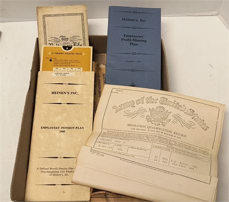 Vintage Paperwork