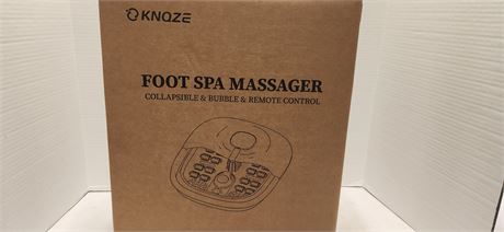 Foot Spa Massager Collapsible & Bubbles & Remote Control