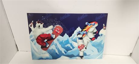 1997 Collectible Coca Cola Metal Sign