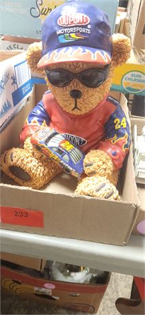 Nascar 24 Dupont Motor Sports Bear Statue