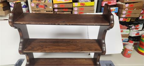 Wood Display Shelf