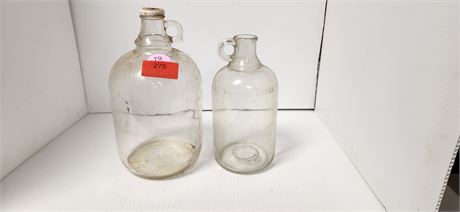 2 Glass Jugs