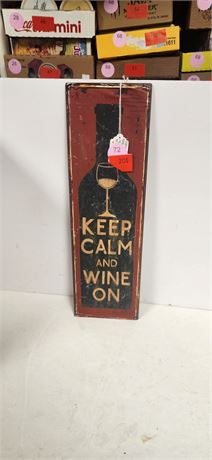 Wood Decorative Wine Sign