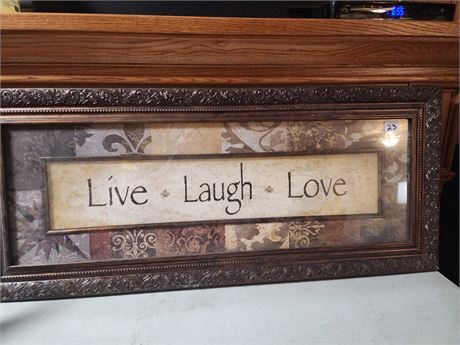 Live Laugh Love wall art