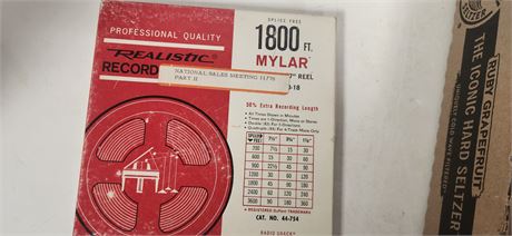 Realistic National Sales Meeting 11/70 Part 2. Reel To Reel Recording Tape.