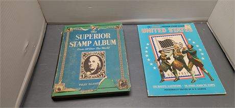 Collectible Stamp Albums. Some Stamps Included