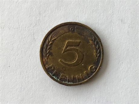1950G Germany 5 Pfennig