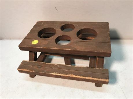 Picnic Table Condiments Holder