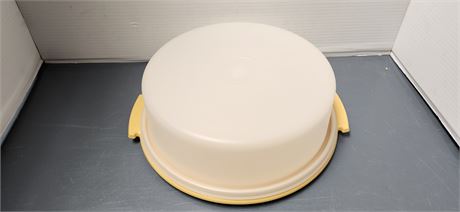 Vintage Tupperware Cake Storage Container With Lid