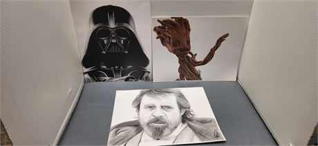 Darth Vader & Groot & Star Wars Prints