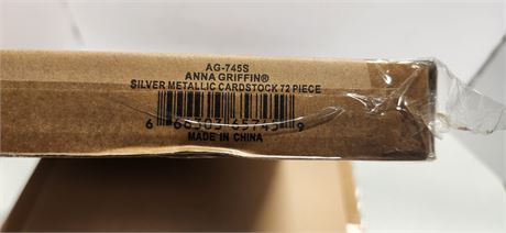 Anna Griffin Silver Metallic Card Stock