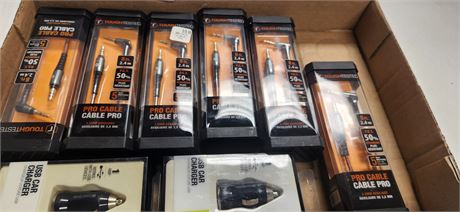 USB Car Chargers & 3.5mm Auxiliary Cables