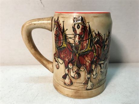 Budweiser Champion Clydesdales St. Louis, MO. Beer Mug/Stein