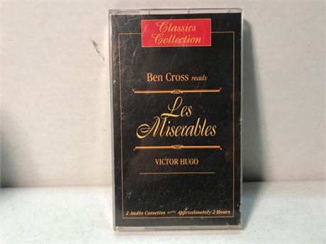 Victor Hugo's Les Miserables Classic Collection Ben Cross Reads 2 Cassettes