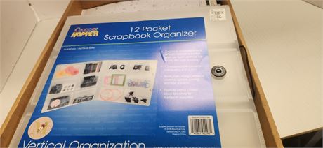 12 Pocket Scrapbook Organizer & Scrapbook & Craft Supplies