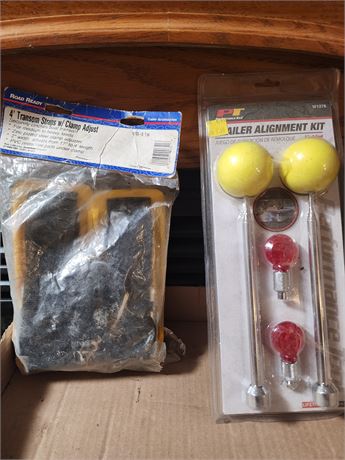 4' Transom tie downs and trailer alignment kit