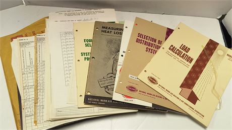 Lot Of Vintage Service Repair Paperwork