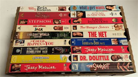 Lot Of Various VHS Tapes