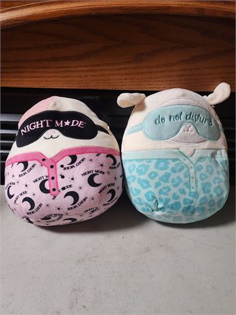 2 Squishmallow plush toys