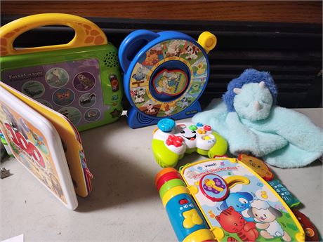 Basket of baby toys