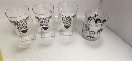 Various Collectible Drinking Glasses