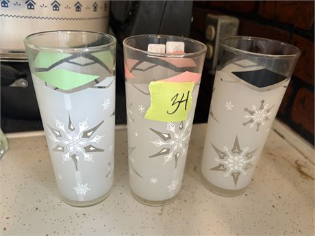 Vintage MCM Anchor Hocking Highball Glasses