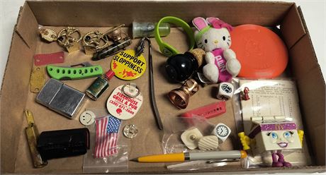Lighter & Mini Liquor Bottle & Misc. Collectible Items