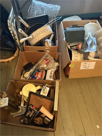 Pans, Kitchen Items, Misc