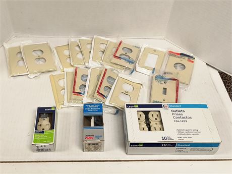 Lot Of Misc. Outlets & Outlet Covers