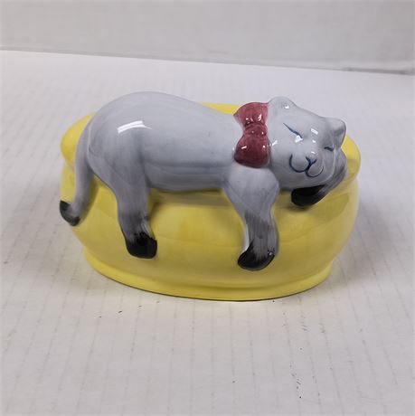Sleeping Cat Planter