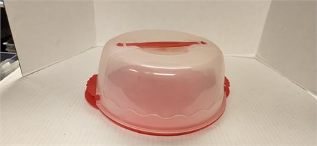 Vintage Cake/Cookie Storage Container With Lid