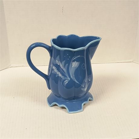 Kimberly Hodges Blue Hallmark Pitcher