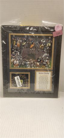 Notre Dame All-Time Greats Framed Picture