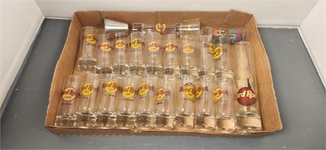 Hard Rock Cafe Shot Glass Lot