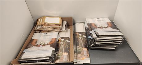 David Tutera Bridal Bouquet Wraps & Table Tents & Water Wraps