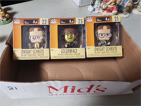 3 The Office Funko Pops