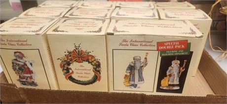 Lot Of The International Santa Claus Collection Figurines