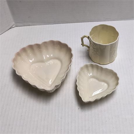 Lot Of Belleek Glassware
