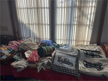 Table Clothes, Towels, Misc.