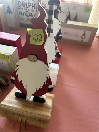 Christmas Gnome Decor Stocking Holders