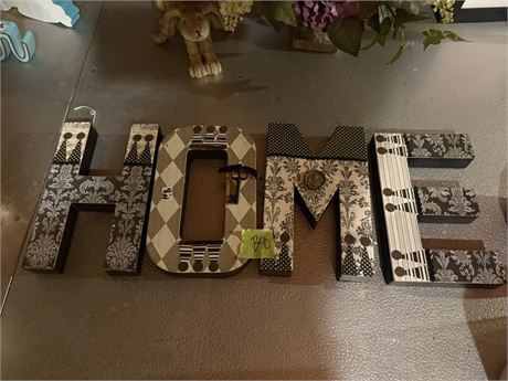 "HOME" Decor
