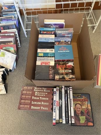 VHS Tapes and DVDs