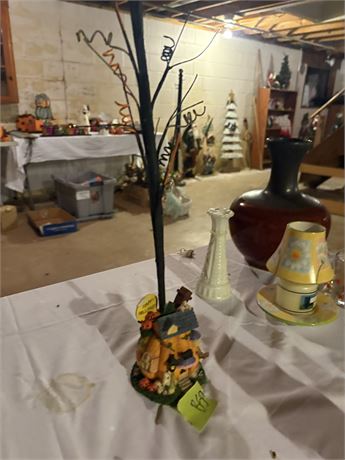 Halloween Village Tree