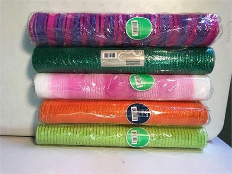 5 Rolls of Stripe Mesh