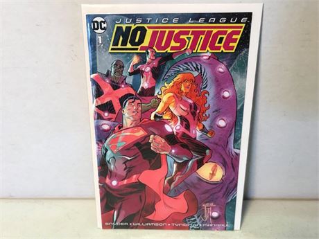 Justice League No Justice 1 of 4 DC Comic Book