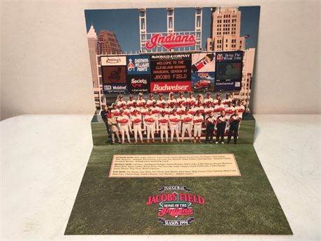 1994 Cleveland Indians Pop-UP Team Picture