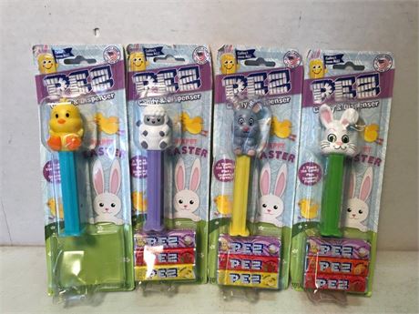 4 Easter Pez Sets