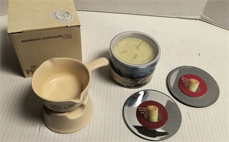 Pfalzgraff Potpourri Warmer & Candle