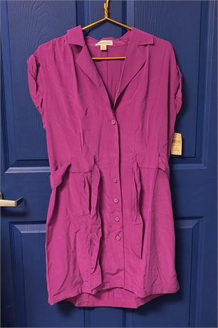 Coldwater Creek Washed Silk Tunic. Size Misses 10-12